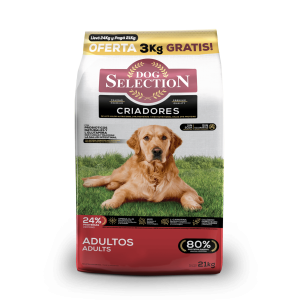 DOG SELECTION CRIADORES ADULTO 21KG + 3KG GRATIS